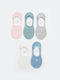 Patterned Women's No-show Socks 5-Pack